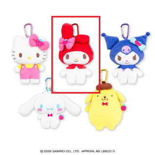 サンリオキャラクターズ　いちごがま口ポーチ　Ｂ