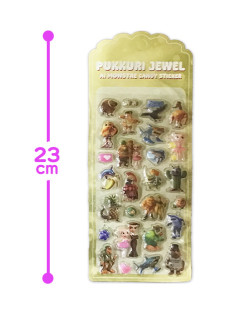 立體寶石・AI MONSTR3D立體貼紙 F