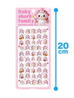 ベイビーシャークファミリーぷくぷくキャンディシール　Ｂ