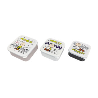スヌーピーランチＢＯＸ３Ｐセット　Ｂ