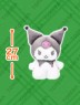 サンリオキャラクターズ　たっちあっぷドールＢＩＧタイプ　Ｂ．クロミ