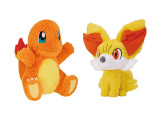Pokemon - Mega Fluffy Cozy Plushy -Charmander & Fennekin-