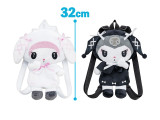 My Melody 笙｡ Kuromi - Moonlight MeloKuro Plushy Backpack 2