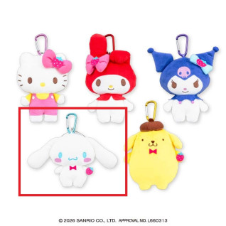 サンリオキャラクターズ　いちごがま口ポーチ　Ｄ