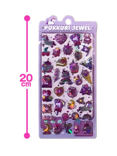 Puffy Jewel Hologram Stickers C