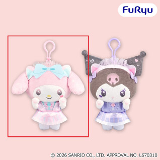 マイメロディ・クロミ　くりっぴぃ　ぬいぐるみ～ねこみみメイドカフェ～　Ａ
