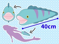 ウツボかみつきクッション