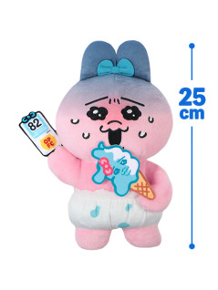 おぱんちゅうさぎ　フードコーチュ　呼び出しベルぶるぶるぬいぐるみ　Ｂ