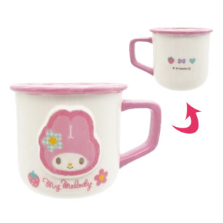 美樂蒂・大臉花花【琺瑯風馬克杯】1種