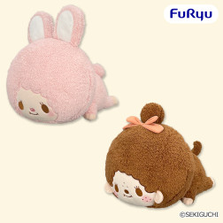 モンチッチ　Ｄｅｓｉｇｎ　ｐｒｏｄｕｃｅｄ　ｂｙ　Ｓａｎｒｉｏ　むきゅむきゅ寝そべりＢＩＧぬいぐるみ