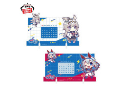 アニメ『ウマ娘　シンデレラグレイ』　きゅるぽっぷん　アクリル万年カレンダー