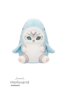 ｍｏｆｕｓａｎｄ　パステルサメにゃんＢＩＧぬいぐるみ　Ａ