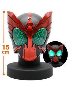 仮面ライダーオーズ　ＢＩＧサイズソフビ　マスクディスプレイ-オーズ-