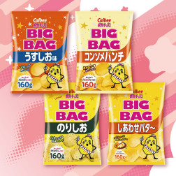 カルビーポテトッチップスＢＩＧＢＡＧ４種
