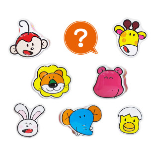 たべっ子フェイスダイカット缶７種　※１個ランダム配送