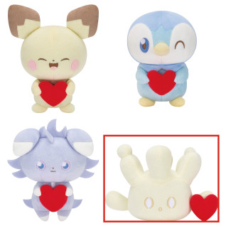 ポケピース　ぬいぐるみ　Ｍｅｌｌｏｗ　Ｈｅａｒｔ～ピチュー・ポッチャマ・ニャスパー・マホミル～　Ｄ