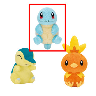 ポケットモンスター　やさしいきもち　ぬいぐるみ～ゼニガメ・ヒノアラシ・アチャモ～　Ａ