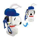 Snoopy Light-Up Bottle with Baseball Cap & Blue Mascot
