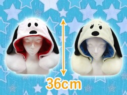 スヌーピーフード付きネックピロー オンラインクレーンゲーム トレバ