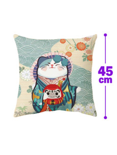 招き猫スクエアクッション　Ｃ