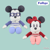 ミッキーマウス＆ミニーマウス　デココレ　もこもこパジャマＢＩＧぬいぐるみ