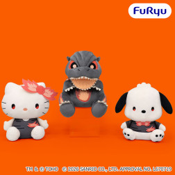 ゴジラ・サンリオキャラクターズ　ＢＩＧぬいぐるみ