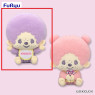 モンチッチ　Ｄｅｓｉｇｎ　ｐｒｏｄｕｃｅｄ　ｂｙ　Ｓａｎｒｉｏ　ファンシーポップＢＩＧぬいぐるみ～パープル＆ピンク～　Ａ