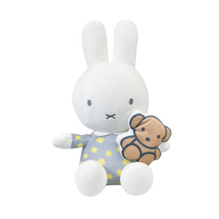 米菲 抱抱小熊坐姿玩偶36cm C