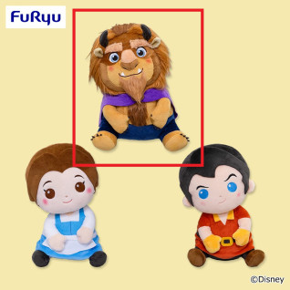 美女と野獣　こてっとぺったん　ＢＩＧぬいぐるみ　Ｂ