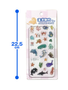 海洋動物ぷくぷくキャンディシール　Ｂ