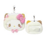 Hello Kitty 大臉伸縮繩票卡夾 貓咪女僕 C