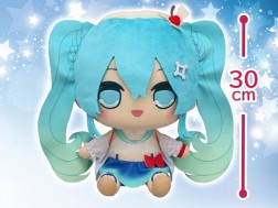 Hatsune Miku - Round BIG Plushy -Cream Soda Ver.-