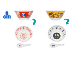 ミッキーマウス　レンゲ付きラーメンどんぶり