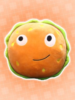 ４８ｃｍハンバーガーぬいぐるみクッション を投入いたしました Claw Machine Game Toreba