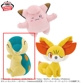 ポケットモンスター　ほぺぴたぬいぐるみ～ピッピ・ヒノアラシ・フォッコ～　Ｂ