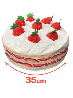 苺のホールケーキ　ぬいぐるみ
