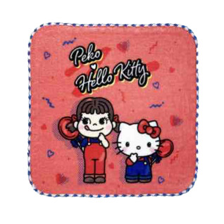 ペコちゃん×サンリオ　コラボ　ミニタオル　Ａ