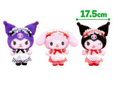 マイメロディ・クロミ　ギンガムチェックメイドぬいぐるみ
