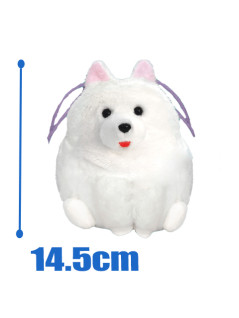 サモエドくんぬいぐるみ巾着　Ｂ