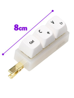 おもしろ雑貨　タイピング　クリップ　Ａ