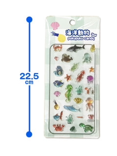 海洋動物ぷくぷくキャンディシール　Ｅ