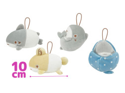 マスコット　おでかけ子ザメ　ベビー子ザメましゅもっち　ひとくちサイズ　全種セット 大人気作品『おでかけ子ザメ』に登場する「ベビー子ザメ」と