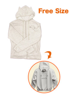 NEKO Ear Hoodie with Zipper A