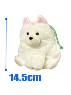 サモエドくんぬいぐるみ巾着　Ｃ
