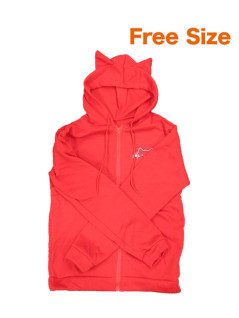 NEKO Ear Hoodie with Zipper B