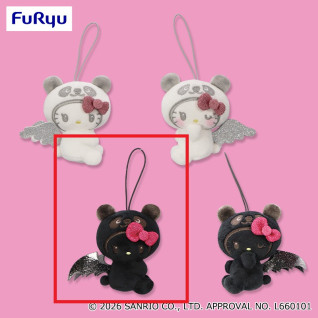 パンダ　ハローキティ　こあくま×てんしマスコット　Ｃ