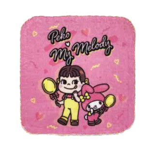 ペコちゃん×サンリオ　コラボ　ミニタオル　Ｄ