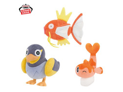 ポケットモンスター　ぬいぐるみ～コイキング・カイデン・シャリタツ（そったすがた）～