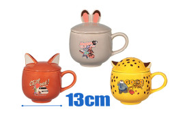 ズートピア　ふた付きマグカップ