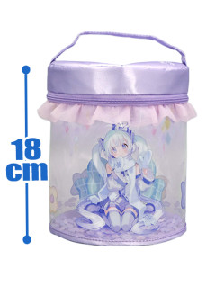 初音ミク　クリアバニティポーチ　ＳＮＯＷ　ＭＩＫＵ～雪ミク　スカイタウンｖｅｒ．～　Ｂ